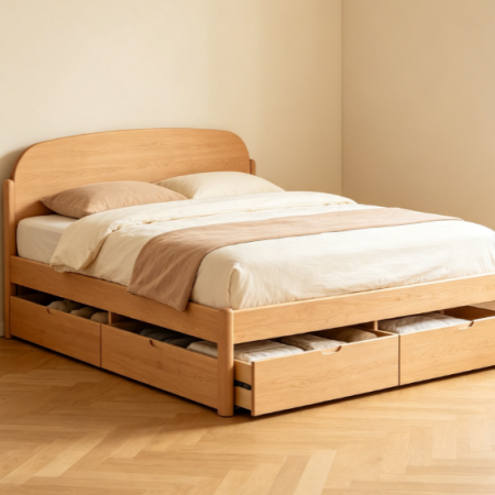 Children's Tatami-Style Storage Bed