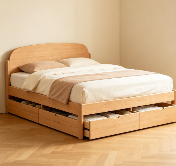 Children's Tatami-Style Storage Bed